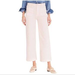 J.Crew Point Sur Cropped Wide Leg Pants (pale pink)